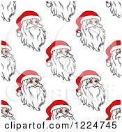 Seamless Pattern Background Of Santas 4