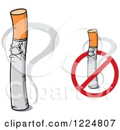 Poster, Art Print Of Angry Cigarette Characters