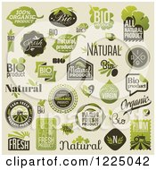 Poster, Art Print Of Bio Organic And Natural Labels