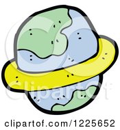 Clipart Of A Planet Earth Royalty Free Vector Illustration
