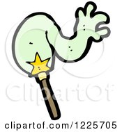 Clipart Of A Magic Wand Royalty Free Vector Illustration