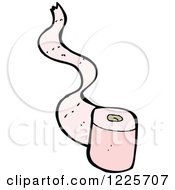 Poster, Art Print Of Roll Of Pink Toilet Paper