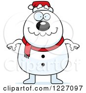 Poster, Art Print Of Happy Christmas Snowman