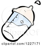 Clipart Of A Baby Bottle Royalty Free Vector Illustration
