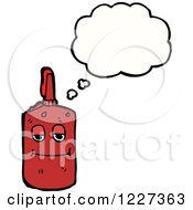 Poster, Art Print Of Thinking Bottle Of Ketchup