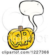 Poster, Art Print Of Talking Jackolantern