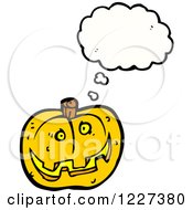 Poster, Art Print Of Thinking Happy Jackolantern