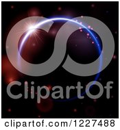 Poster, Art Print Of Light Shining Over A Neon Circle
