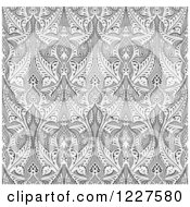 Ornate Gray Seamless Islamic Pattern Background