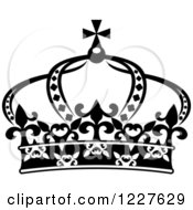 Poster, Art Print Of Black And White Crown 11