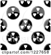 Clipart Of A Seamless Background Pattern Of Gears Royalty Free Vector Illustration
