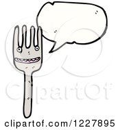 Poster, Art Print Of Talking Fork