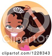 Poster, Art Print Of Young Black Beauty Queen Woman Avatar