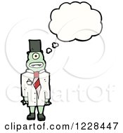 Poster, Art Print Of Thinking Monster Business Man