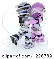 Poster, Art Print Of 3d Robot Couple Ballroom Dancing