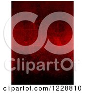 Clipart Of A Dark Scratched Red Background Royalty Free Illustration
