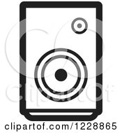 Poster, Art Print Of Black And White Music Speaker Icon