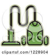 Poster, Art Print Of Green Canister Vacuum Icon