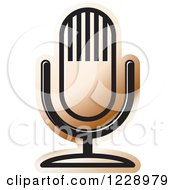 Poster, Art Print Of Brown Desk Microphone Icon