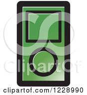 Poster, Art Print Of Green Ipod Mp3 Music Player Icon