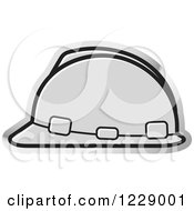 Poster, Art Print Of Gray Hardhat Helmet Icon