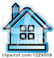 Poster, Art Print Of Blue House Icon