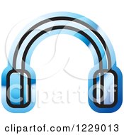 Poster, Art Print Of Blue Headphones Icon