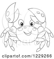 Poster, Art Print Of Outlined Crab