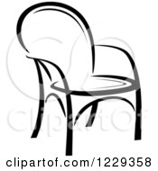 Poster, Art Print Of Black And White Chair