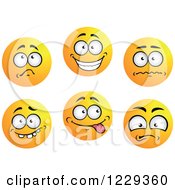 Poster, Art Print Of Yellow Emoticon Smiley Faces