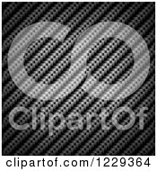 Clipart Of A Diagonal Carbon Fiber Texture Royalty Free Vector Illustration