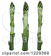 Poster, Art Print Of Asparagus Characters