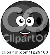 Clipart Of A Happy Bowling Ball Character Royalty Free Vector Illustration