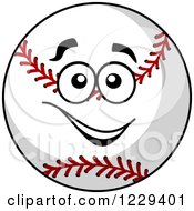 Poster, Art Print Of Happy Baseball Character