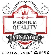Vintage Premium Quality Guarantee Label 5