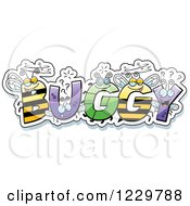Poster, Art Print Of Letter Insects Forming The Word Buggy