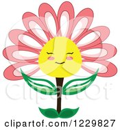 Poster, Art Print Of Happy Pink And Yellow Flower