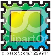 Gradient Postage Stamp Or Frame Icon