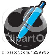 Poster, Art Print Of Blue Writing Pen Icon
