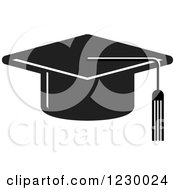 Poster, Art Print Of Black Mortar Board Graduation Cap Icon
