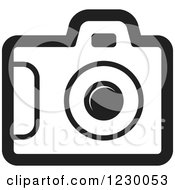 Poster, Art Print Of Black And White Camera Icon