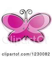 Poster, Art Print Of Purple Butterfly Icon