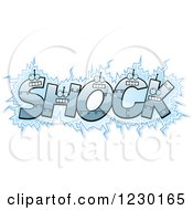 Poster, Art Print Of Robot Letters Forming The Word Shock