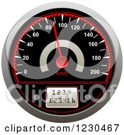 Poster, Art Print Of Vehicle Speedometer