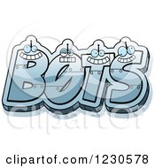 Poster, Art Print Of Robot Letters Forming The Word Bots