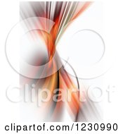 Clipart Of A Twisting Fractal Curve Background Royalty Free Illustration