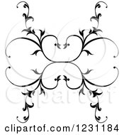 Poster, Art Print Of Floral Vines Forming Hearts