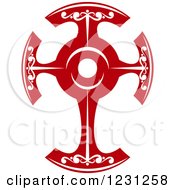 Clipart Of A Red Cross 13 Royalty Free Vector Illustration