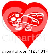 Poster, Art Print Of Red Heart And Pharmaceutical Pills