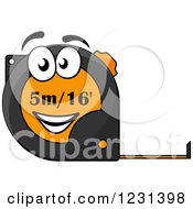 Happy Tape Measure Character